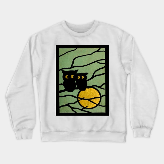 We dont give two hoots Crewneck Sweatshirt by stevepaint